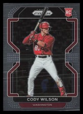 2022 Panini Prizm #94 Cody Wilson Washington Nationals Baseball Card