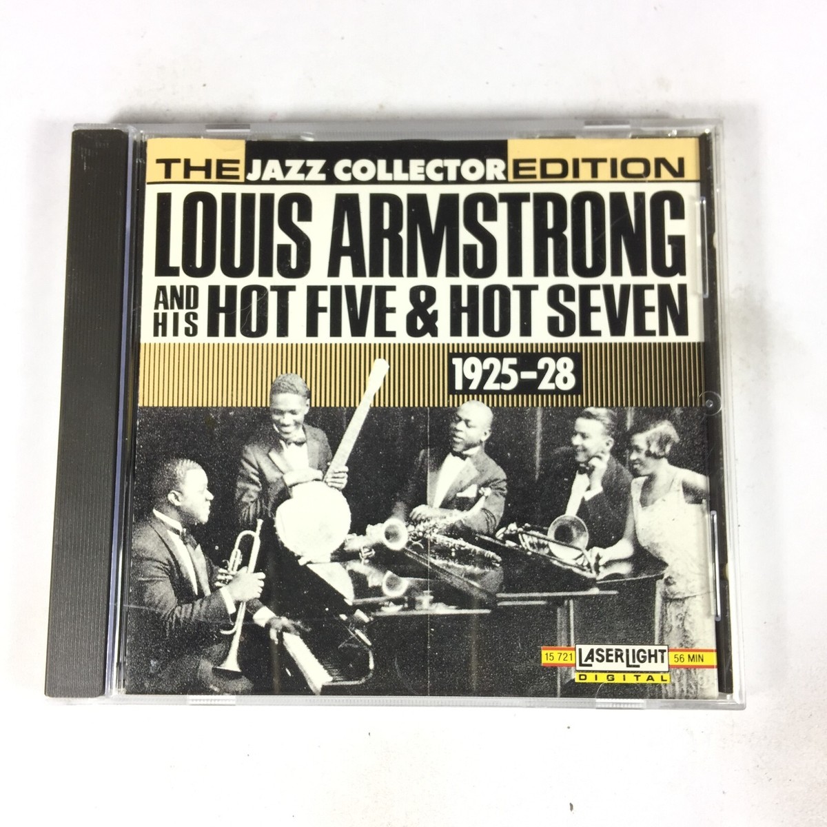 洋楽 EAST AND WEST OF JAZZ LP LOUIS ARMSTRONG & HIS HOT FIVE & HOT SEVEN, JAZZ COLLECTOR ED