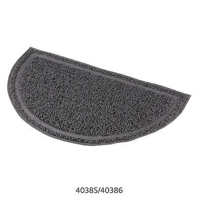 Trixie Katzentoilette Matte PVC Anthrazit Halbrund / 41x25cm TX40385