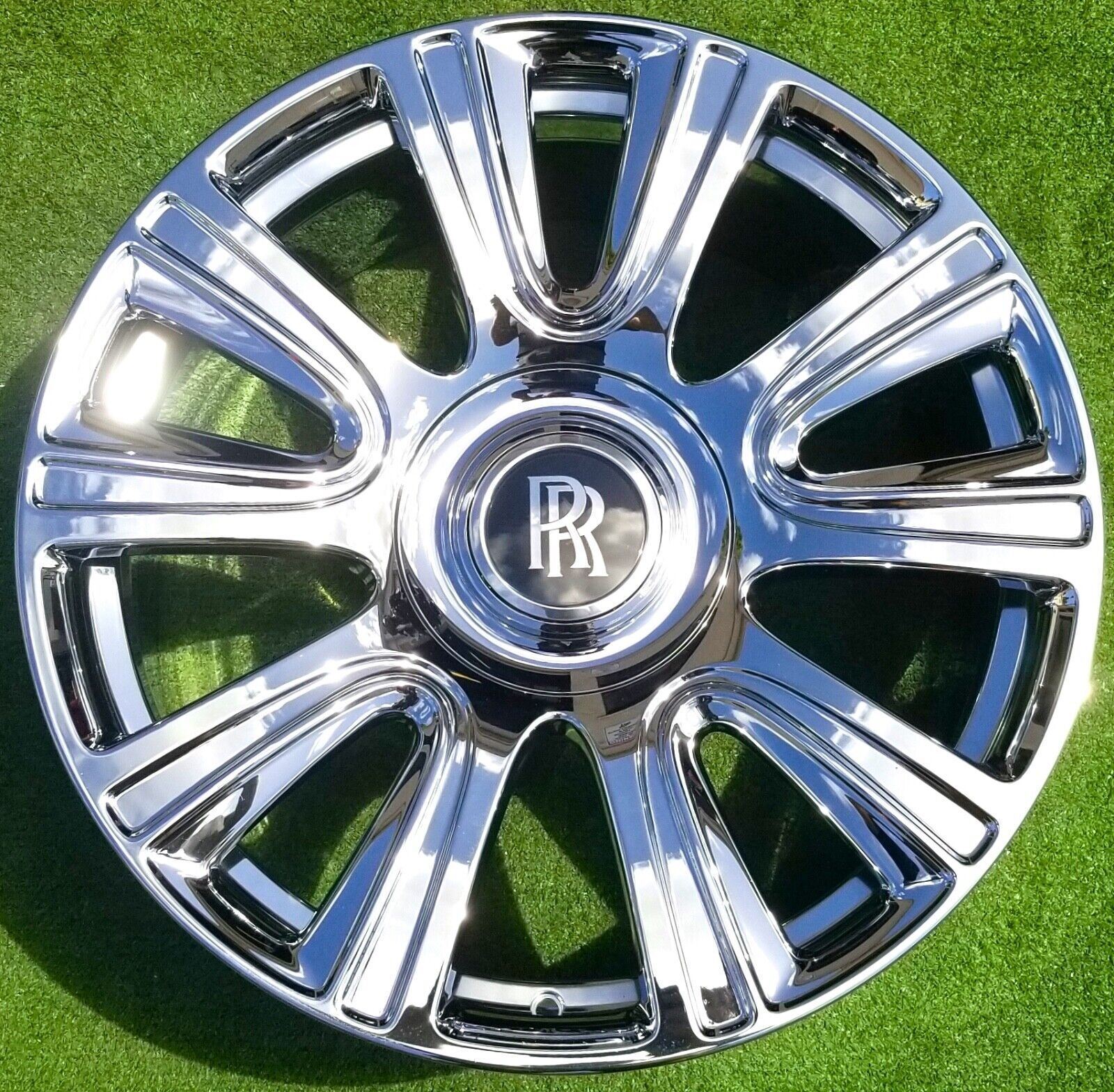 New Factory Rolls Royce Dawn Wheels Chrome OEM Genuine 21 inch Wraith Ghost Set