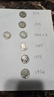 VINTAGE Lot Of 7 Buffalo Nickels! Ungraded Uncertified Rare