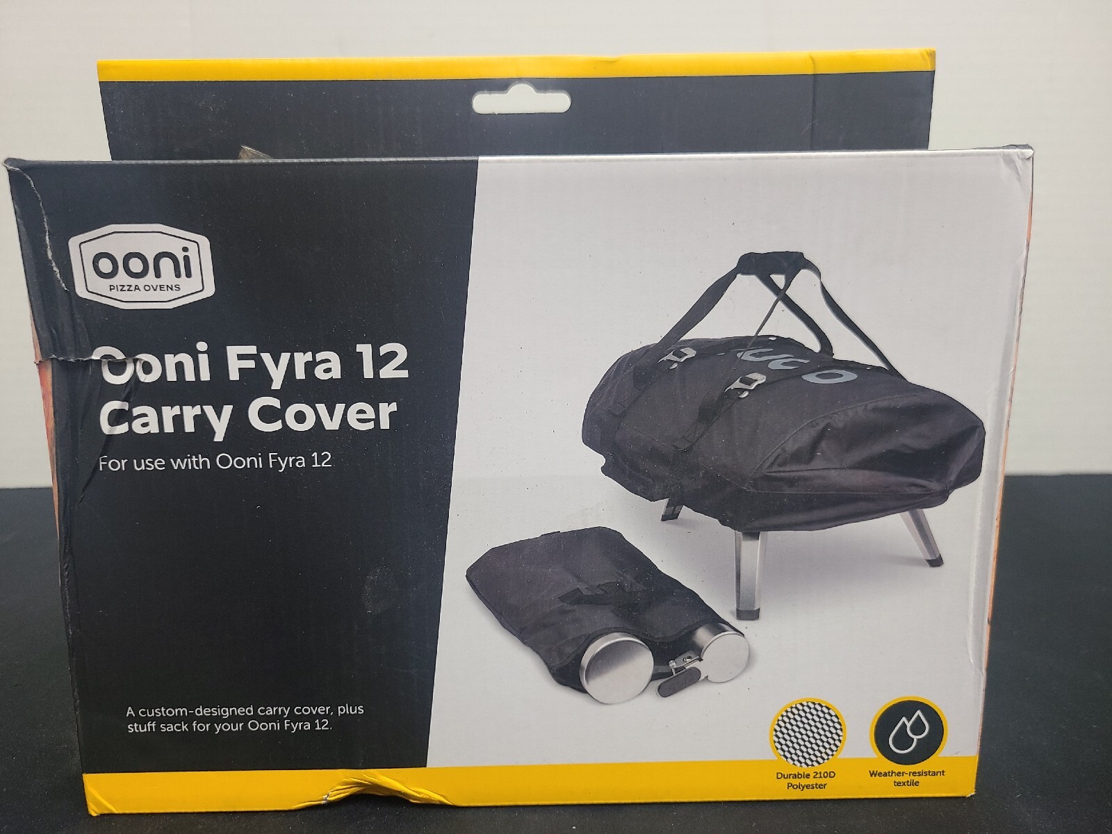 Ooni Fyra 12 Portable Pizza Oven Carry Cover w/ Handles, Black (#UU-P0AE00)  - Juicy Lucy's Steakhouse