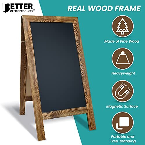 AFrame Chalkboard Sign, Extra Large 20" x 40", Standing Chalkboard eBay
