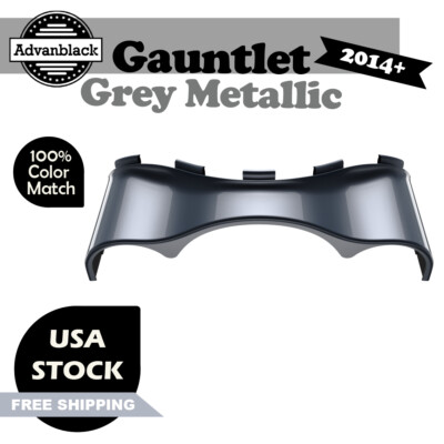 Batwing Fairing Skirt For 14+ Harley Street Electra Glide Gauntlet Gray Metallic