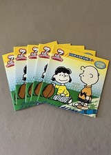 Set Of FIVE Peanuts Color  Read Along Books, 8  X 8  , STICKERS ARE NOT INCLUDED