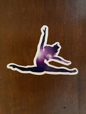 Dance Sticker Galaxy Leap Waterproof Sports Abstract Gift NEW