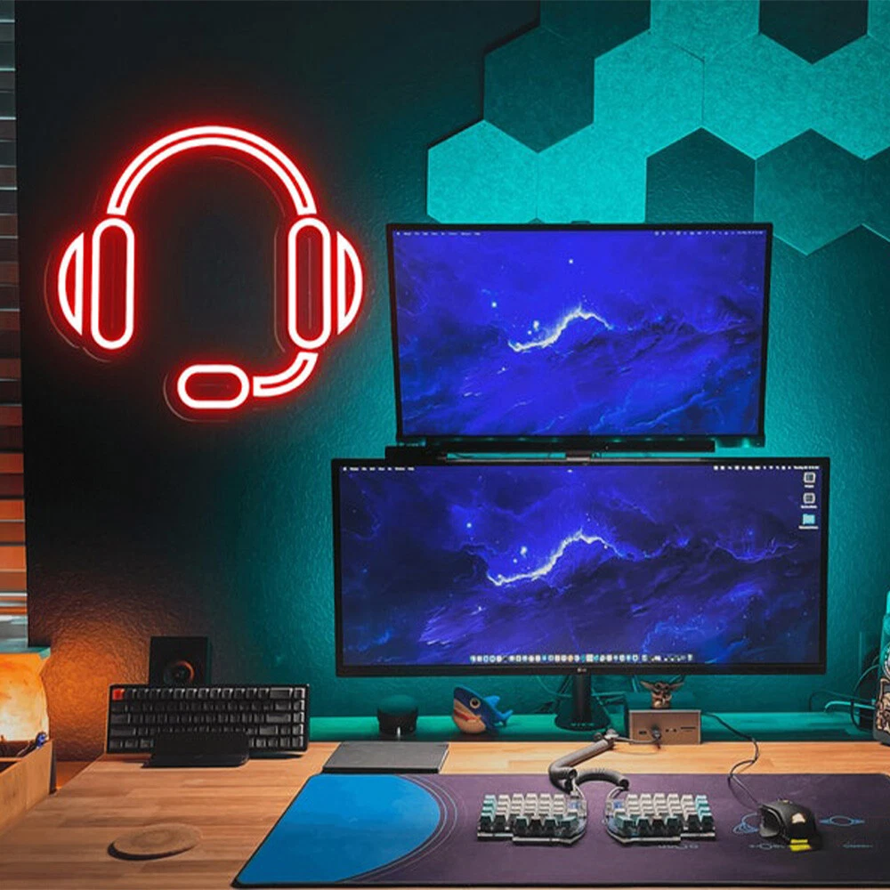 Neon online gamer light