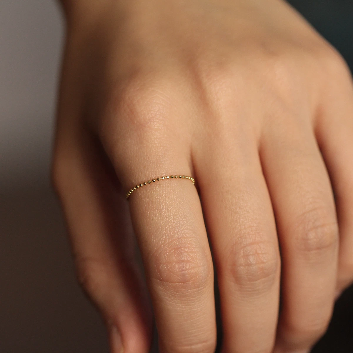Ball and shop chain wedding ring