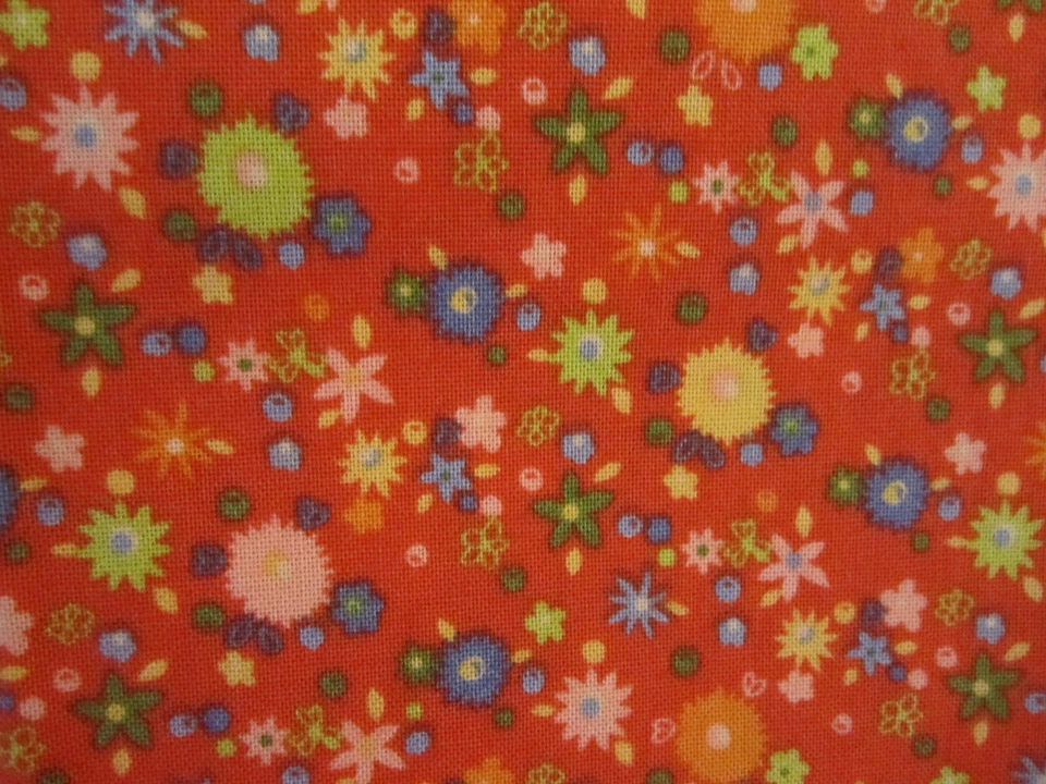 Cotton Calico Fabric by Jenni Calo for Connecting Threads Lime Yellow 1yd 33x42 - Image 3 of 4