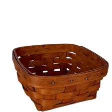 Longaberger  Vintage 1985 Small Berry Basket, Beautifully Darkened W/Age