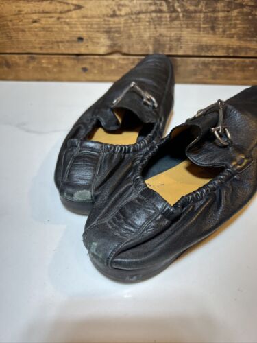 Gucci Horsebit Leder Schwarz Hausschuhe Herren US 12 - Bild 18 von 18
