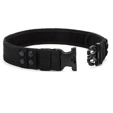 New BLACK Tactical EMT Security Police SWAT Duty Utility Belt Size 32, 34, 36