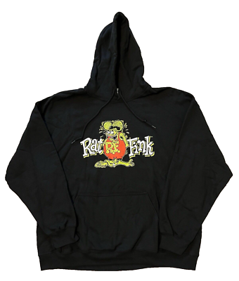 ratfink ラットフィンク パーカー　Eｄ "Big Daddy" Roth Men's Rat Fink Hoodie Sweatshirt Big Rat Logo XL New Big Daddy