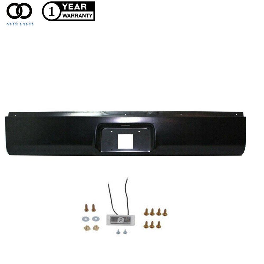 Rear Bumper Roll Pan With LED License Plate Light For Chevy Silverado/GMC Sierra 99-07 7 thumbnail image