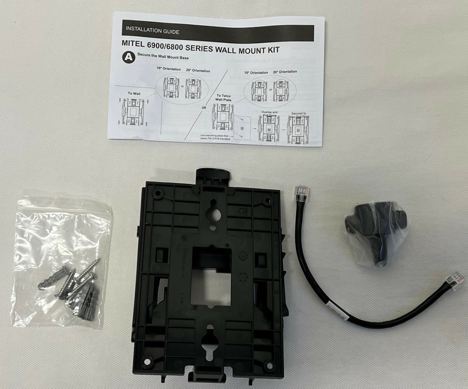 MITEL 6800/6900 WALL MOUNT KIT 50008299 50006921-1 710980898732 | eBay