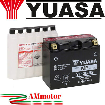 Yuasa YT12B-BS Batterie Ducati Hypermotard 939 2016 2017 Motorrad Ersatzteile Anlasser