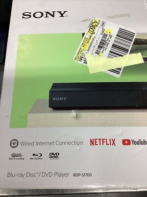 Sony Blue Ray DVD Player Black BDP-S1700