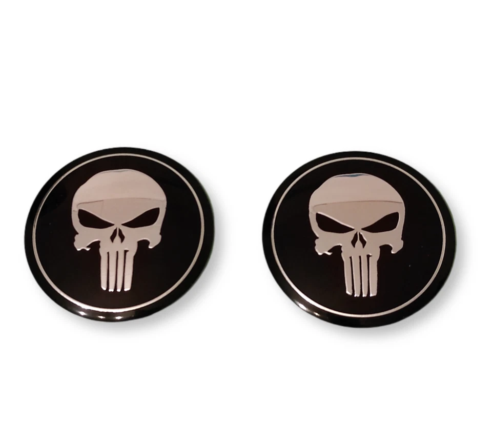 Punisher Totenkopf Aufkleber Sticker Skull Emblem Schädel Rächer Alu - Bild 2 von 2