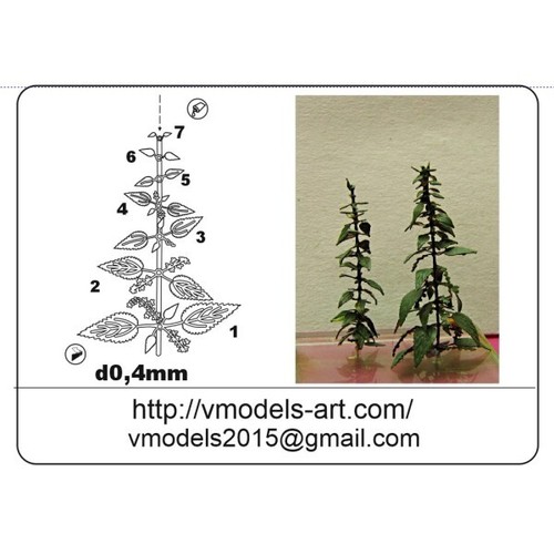 Vmodels 35076 - 1/24, 1/35 Urtica dioica, ortigas para crear dioramas - Imagen 8 de 12