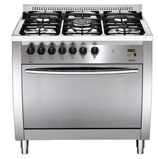 LOFRA CURVA CG96MF/C CUCINA 90CM FORNO ELETTRICO MULTIFUNZIONE INOX 5 FUOCHI 