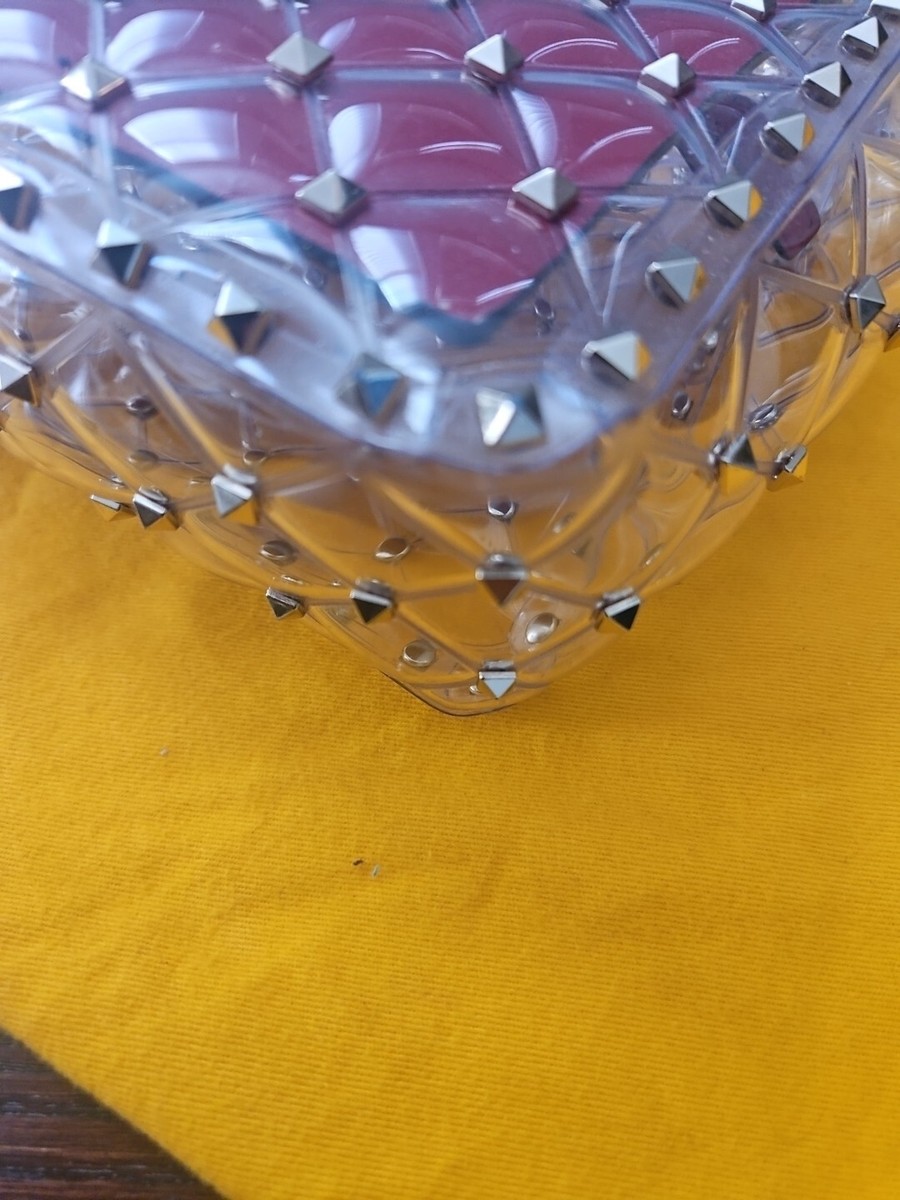 Valentino Clear PVC Rockstud Shoulder Bag | eBay