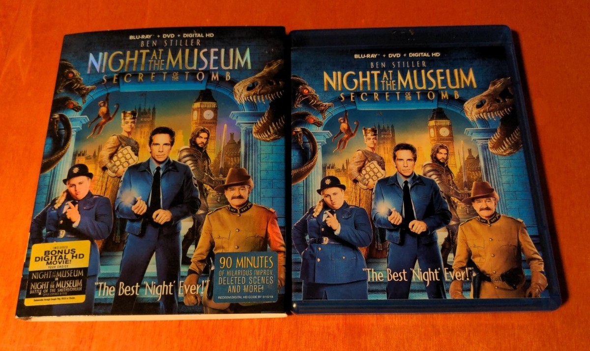 Night at the Museum secret of the tomb blu-ray Ben Stiller no dvd