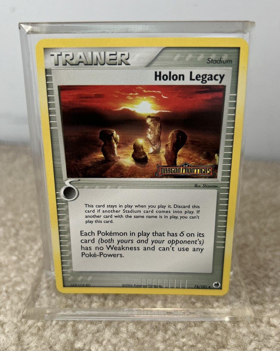 Pokemon Card Holon Legacy 74/101 - Holo Stamped Trainer Stadium NM