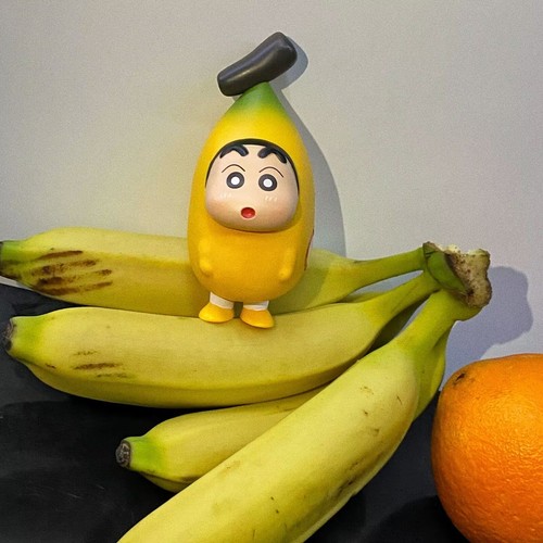 Crayon Shin-chan Cosplay Banana Figure Toy Anime Collection Doll PVC Model Boxed - Picture 12 of 19