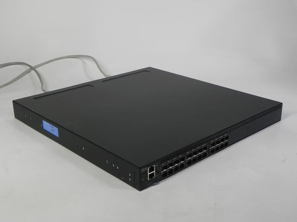 IBM SAN24B-5 2498-X24 24-Port 8Gb Fibre Channel Switch Brocade FC SAN - Image 3 of 4