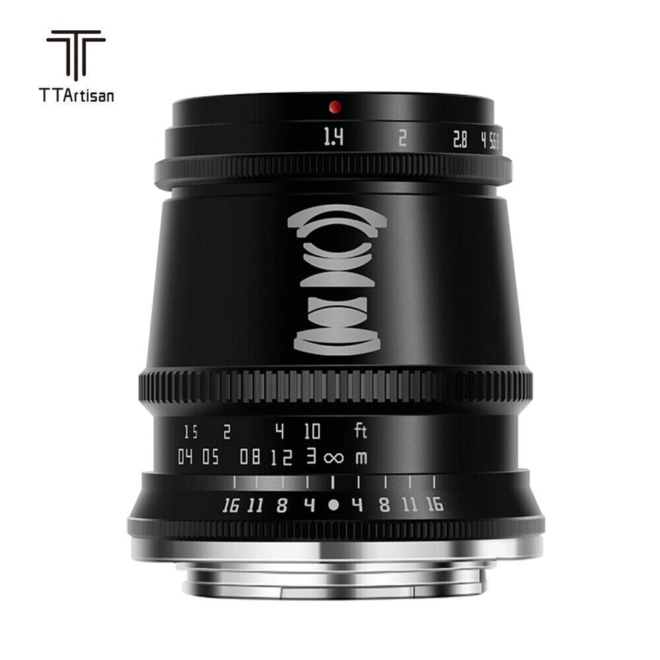 TTArtisan 17mm F1.4 APS-C Wide Angle Lens For Nikon Z Sony E Fuji X M4/3 L Mount - Image 2 of 4