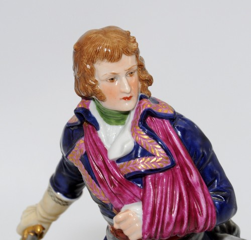 NAPOLEON'S GEN. PORZELLAN LANNES FIGUR NUMMERIERT BLAUE KRONE DEUTSCH - Bild 5 von 9