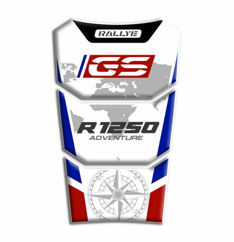 Protège-réservoir 3D Relief Résine - Gris Glacé - Compatible BMW R 1250 GS Adventure 2021 - Az Graphishop
