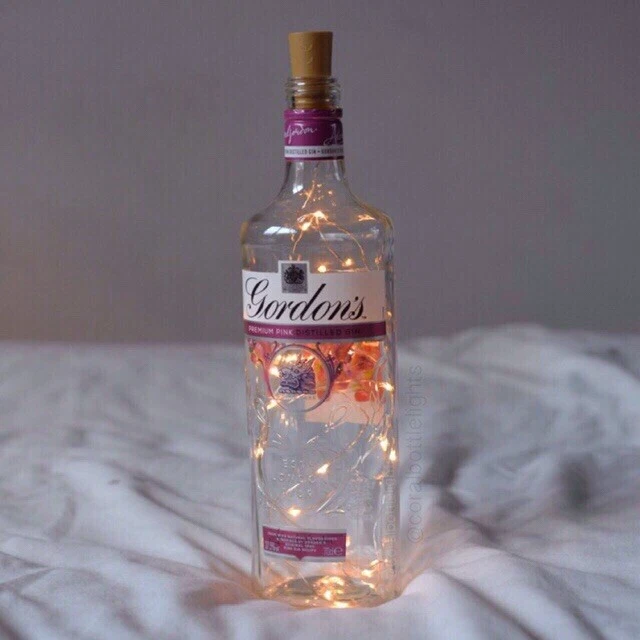Pink bottle lights deals