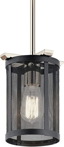 Kichler Lighting 43722PN - Titus 6.5" Mini Pendant in Polished Nickel - Picture 3 of 4