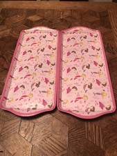 Kensie Home Set Of 2 Mermaid Melamine Sandwich Serving Trays