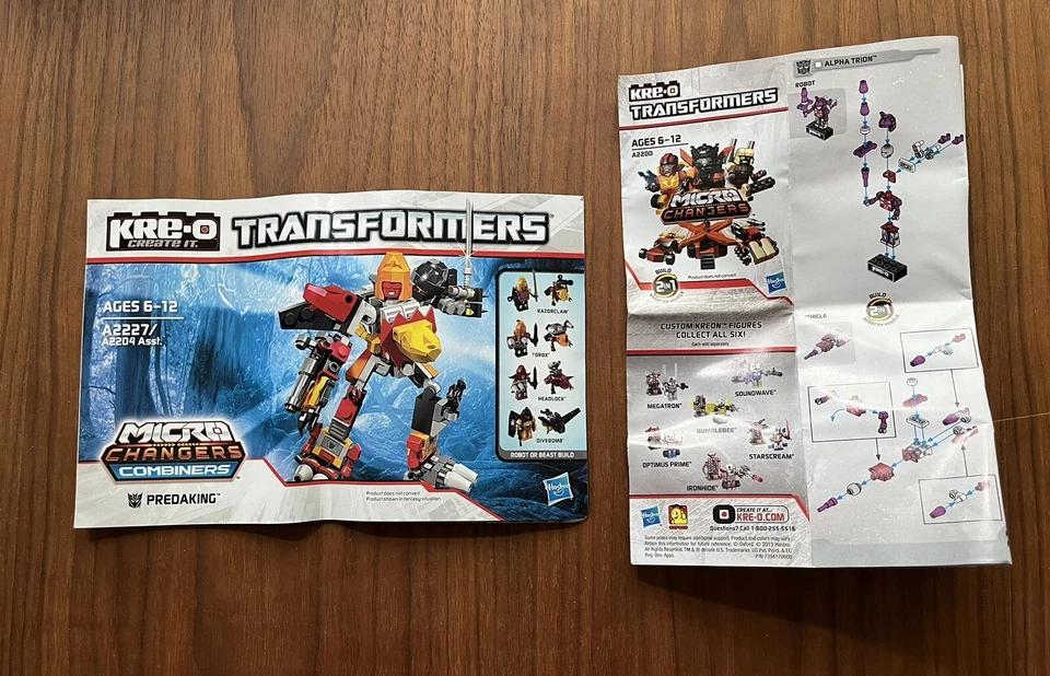 Transformers Kre-o 30+ Figure Lot Rhinox Cheetor Predaking Ramjet Sentinel Prime - Image 4 of 4