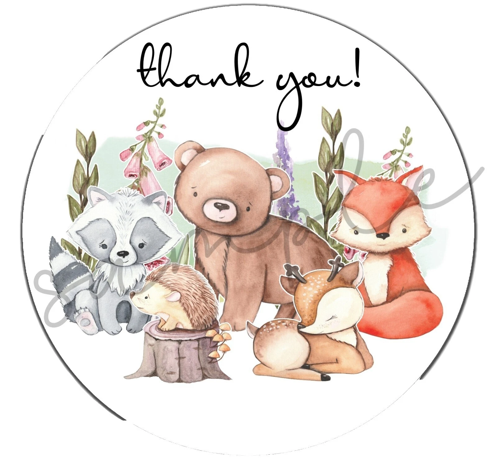 Calcomanías del Partido de los animales de papel Rellenos