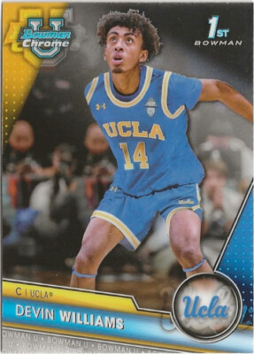 2023-24 Bowman Chrome University Devin Williams RC Rookie UCLA Bruins (A)