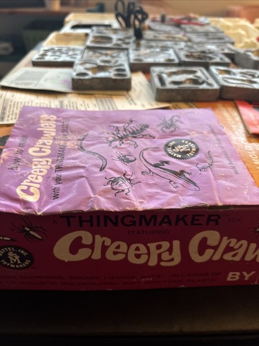 Vintage 1964 Mattel Creepy Crawlers And Fright Factory Sets Molds Accessories - Picture 15 of 19