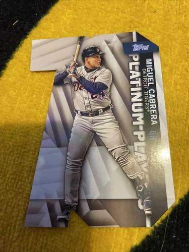2021 Topps Series 2 Miguel Cabrera Platinum Players Die Cut #PDC-30 Tigers