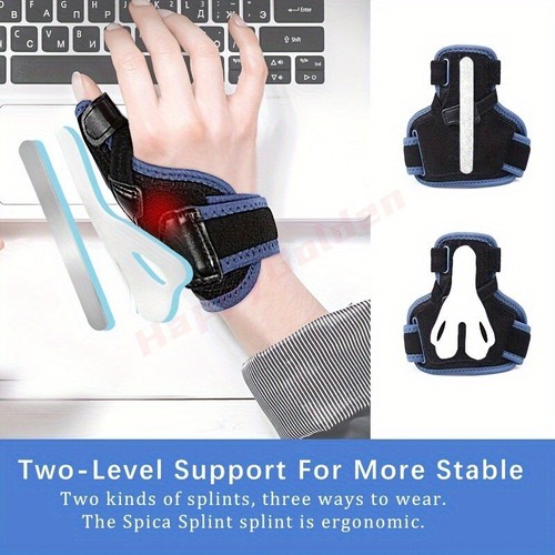 1PC Adjustable Thumb Spica Splint with Cloth Joint Support Brace Octopus-Shaped - Picture 9 of 18
