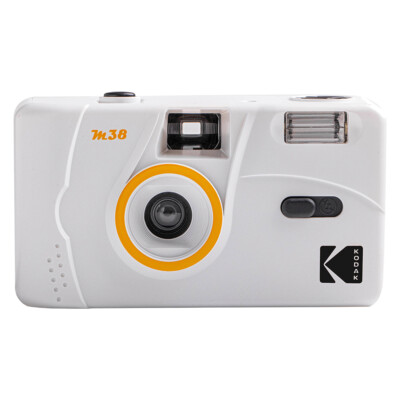 Kodak M38 35mm Film Camera with Flash Clouds White