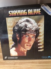 Paramount Home Video STAYING ALIVE Extended Play Laser Videodisc John Travolta