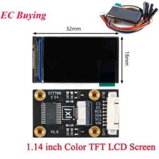 1.14" HD Color TFT Display Module, 262K, IPS, SPI, 3.3V/5V