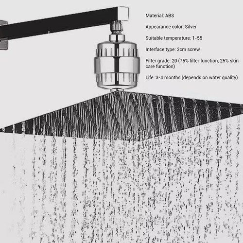 20 Stage Shower Head Filter Purifier with Filter for Hard Water Softener USA - Picture 5 of 13