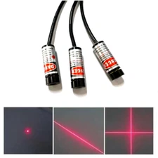 3-6V Laser Module 650nm Industrial Adjustable Red Diode Laser Dot Module 12x35mm