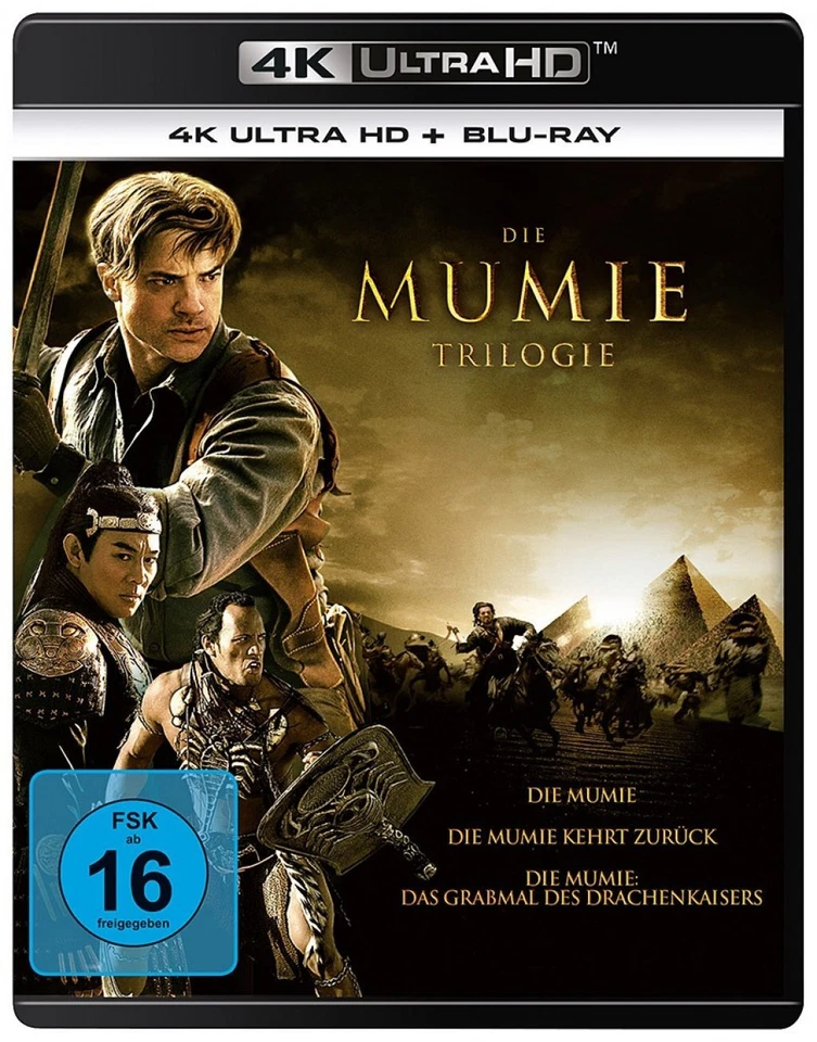 Die Mumie Trilogie (Teil 1+2+3) - 4K Ultra HD # 3-UHD+3-BLU-RAY-NEU - Bild 3 von 3