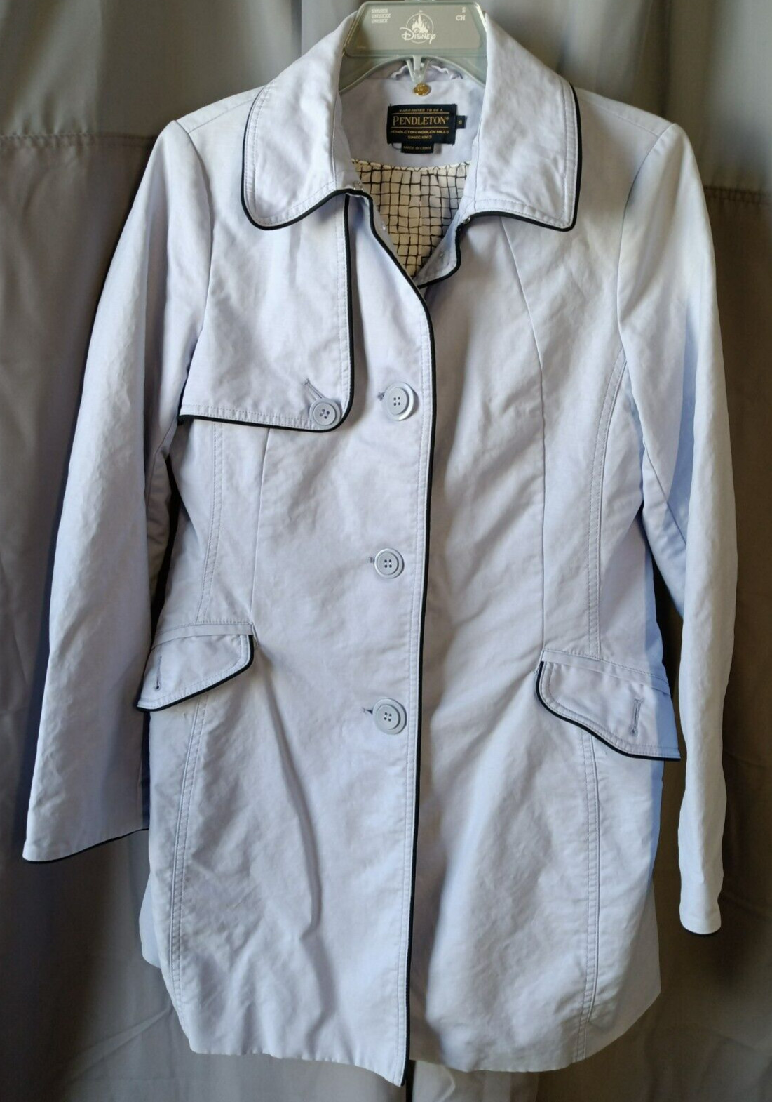 Pendleton Pea Coat Button-Up Lavender Women's Sma… - image 1