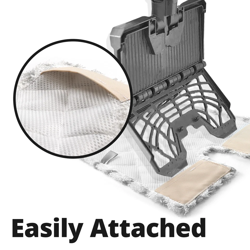 Steam Mop Floor Pads for Shark S6001UK Pocket, S6001W, S6001WM, S6002 Series - Image 4 of 4