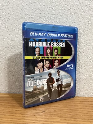 Horrible Bosses / Due Date (Blu-ray, 2013) Double Feature SEALED SEE PICS